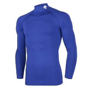 [DESCENTE] S8221ZCO01 BLU0 베이스볼 하프넥 언더셔츠(BLUE)