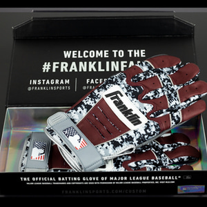 프랭클린 CFX PRO 커스텀 배팅장갑 013 (밀리터리/버건디)